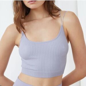 Lavender Ribbed Aritzia Tank Top